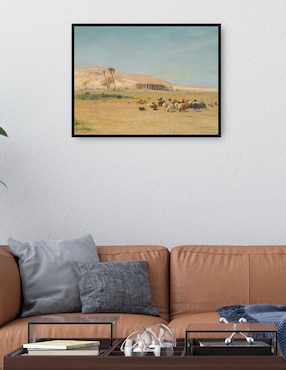 Cuadro decorativo Paisaje egipcio técnica mixta Cuadros Jr Lugares