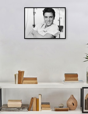 Cuadro decorativo Elvis Presley1958 técnica mixta Cuadros Jr Famosos
