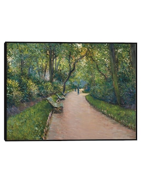 Cuadro decorativo El parque Monceau (1877) técnica mixta Cuadros Jr Caminos