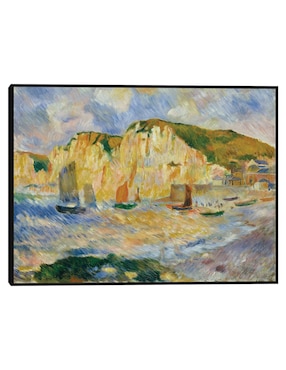 Cuadro decorativo Mar y acantilados (hacia 1885) técnica mixta Cuadros Jr Costero