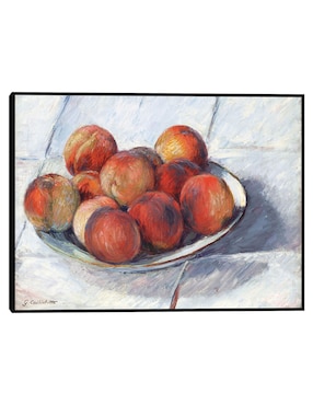 Cuadro decorativo El Plato de Duraznos (hacia 1882) técnica mixta Cuadros Jr Obras