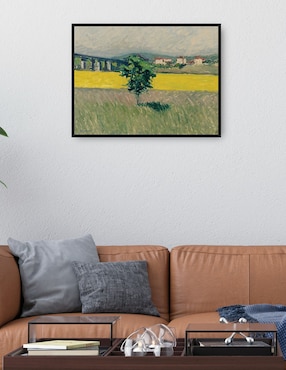 Cuadro decorativo Pradera del Pont D'Argenteuil técnica mixta Cuadros Jr Campos