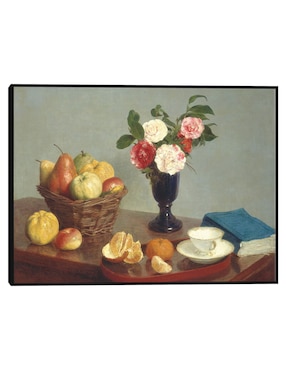Cuadro decorativo Naturaleza muerta 1866 técnica mixta Cuadros Jr Ríos