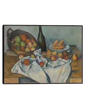 Cuadro decorativo La canasta de manzanas técnica mixta Cuadros Jr Obras