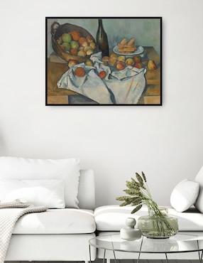 Cuadro decorativo La canasta de manzanas técnica mixta Cuadros Jr Obras