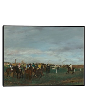 Cuadro decorativo Las carreras técnica mixta Cuadros Jr Lugares