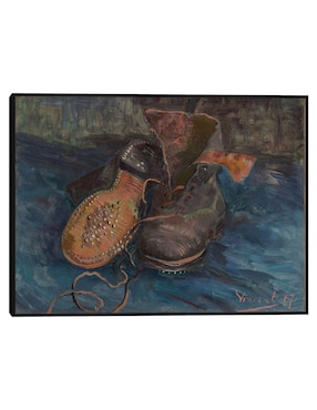 Cuadro decorativo Un par de botas (1887) técnica mixta Cuadros Jr Obras