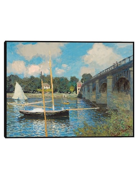 Cuadro decorativo El puente de Argenteuil técnica mixta Cuadros Jr Puentes