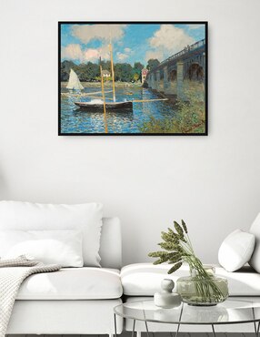 Cuadro decorativo El puente de Argenteuil técnica mixta Cuadros Jr Puentes