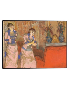 Cuadro decorativo Dos mujeres técnica mixta Cuadros Jr Gente