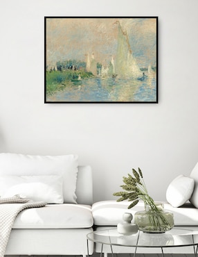 Cuadro decorativo Regata en Argenteuil técnica mixta Cuadros Jr Ríos