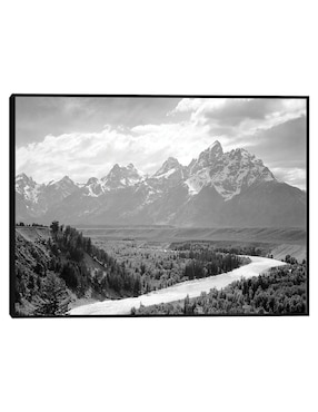 Cuadro decorativo Montañas Tetons - Río Snake técnica mixta Cuadros Jr Caminos