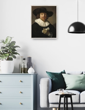 Cuadro decorativo Hombre Con Una Partitura (1633) técnica mixta Cuadros Jr Fotografía