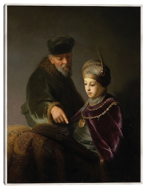 Cuadro decorativo Un Joven Erudito Y Su Tutor (Alrededor De 1629-1630) técnica mixta Cuadros Jr Fotografía