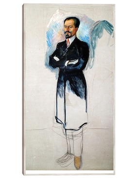 Cuadro decorativo Retrato de Ernest Thiel (Estudio) (1907) - Impresión en Lienzo técnica mixta Cuadros Jr Fotografía