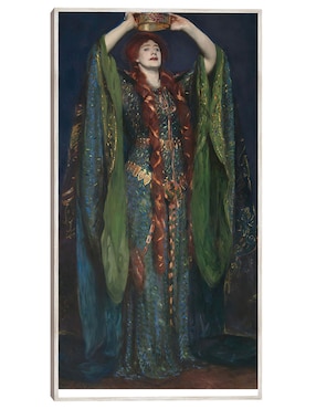 Cuadro decorativo Ellen Terry Como Lady Macbeth (1889) técnica mixta Cuadros Jr Fotografía