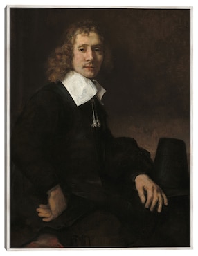 Cuadro decorativo Un Joven Sentado A Una Mesa (Posiblemente Govaert Flinck) (C. 1660) técnica mixta Cuadros Jr Fotografía