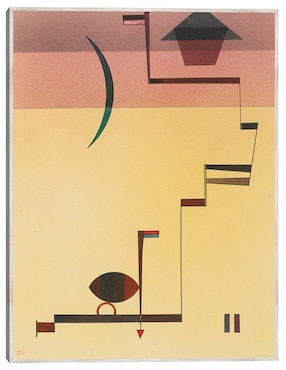 Cuadro decorativo Eckig (Angular) (1931) técnica mixta Cuadros Jr Abstracto
