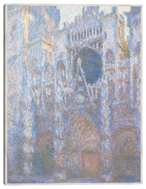 Cuadro decorativo Catedral De Rouen, Fachada Oeste (1894) técnica mixta Cuadros Jr Ciudades