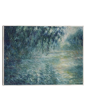 Cuadro decorativo Mañana En El Sena (1898) técnica mixta Cuadros Jr Paisaje