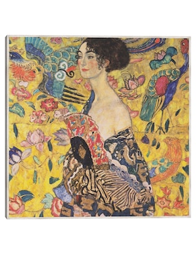 Cuadro decorativo Mujer Con Abanico (1917-1918) técnica mixta Cuadros Jr Fotografía