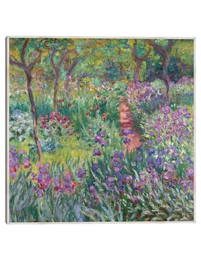 Cuadro decorativo El Jardín Del Artista En Giverny (1900) técnica mixta Cuadros Jr Floral