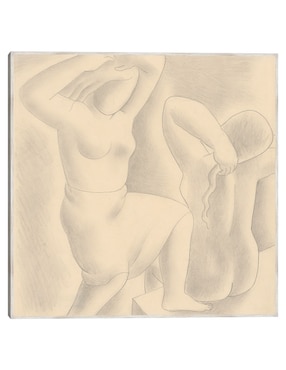 Cuadro decorativo La Mañana (1929) técnica mixta Cuadros Jr Fotografía