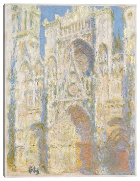 Cuadro decorativo Catedral De Rouen, Fachada Oeste, Luz Del Sol (1894) técnica mixta Cuadros Jr Ciudades
