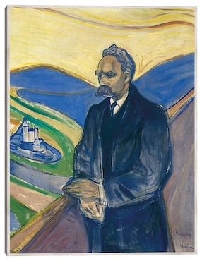 Cuadro decorativo Federico Nietzsche (1906) técnica mixta Cuadros Jr Fotografía