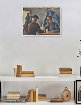 Cuadro decorativo En Una Posada (1927) técnica mixta Cuadros Jr Fotografía