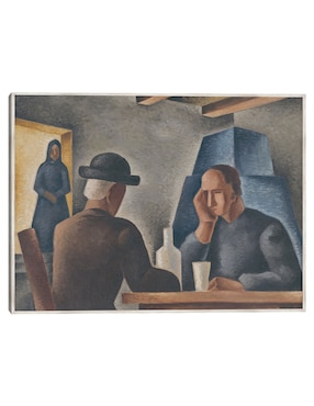 Cuadro decorativo En Una Posada (1927)  técnica mixta Cuadros Jr Fotografía