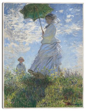 Cuadro decorativo Mujer Con Sombrilla – Madame Monet Y Su Hijo (1875) técnica mixta Cuadros Jr Fotografía