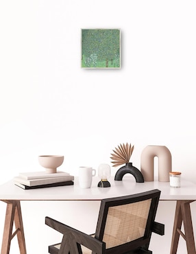 Cuadro decorativo Rosales Bajo Los Árboles técnica mixta Cuadros Jr Paisaje