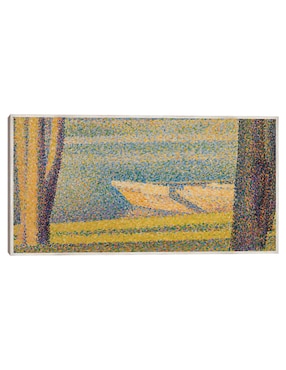 Cuadro decorativo Barcos Y Árboles Amarrados técnica mixta Cuadros Jr Navegación