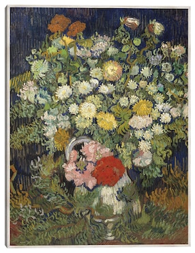 Cuadro decorativo Ramo De Flores En Un Jarrón (1890) técnica mixta Cuadros Jr Arreglo Floral