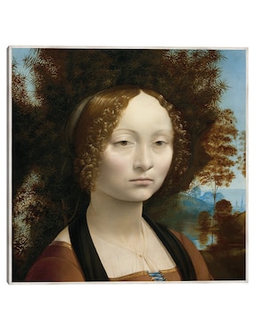Cuadro decorativo Ginevra De' Benci [Anverso], C. (1474-1478) técnica mixta Cuadros Jr Gente