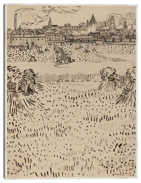Cuadro decorativo La Cosecha (1888) técnica mixta Cuadros Jr Formas