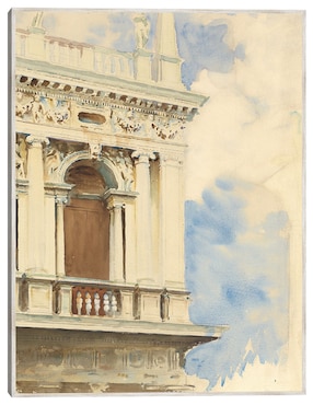 Cuadro decorativo Un Rincón De La Biblioteca De Venecia (1904-1907) técnica mixta Cuadros Jr Lugares