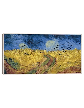 Cuadro decorativo Campo de Trigo Con Cuervos (1890) técnica mixta Cuadros Jr Campos