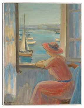 Cuadro decorativo Devant La Fenêtre, Isla De Yeu (1919) técnica mixta Cuadros Jr Gente
