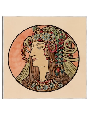 Cuadro decorativo Vidriera Para La Fachada De La Boutique Fouquet IV técnica mixta Cuadros Jr Gente