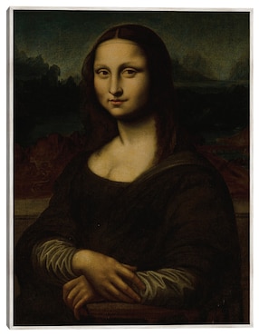 Cuadro decorativo Mona Lisa técnica mixta Cuadros Jr Gente