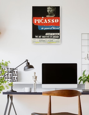 Cuadro decorativo Picasso–40 Años De Su Arte (1936) técnica mixta Cuadros Jr Publicidad