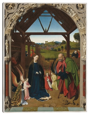 Cuadro decorativo La Natividad, C. 1450 técnica mixta Cuadros Jr Figuras Celestiales