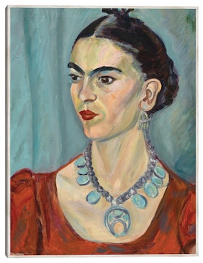 Cuadro decorativo Frida Khalo (1933) técnica mixta Cuadros Jr Gente
