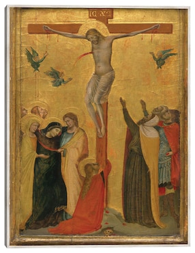 Cuadro decorativo La Crucifixión, C. 1320/1325 técnica mixta Cuadros Jr Figuras Celestiales