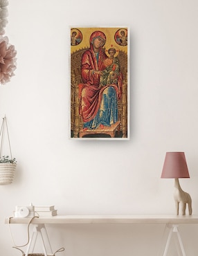 Cuadro decorativo La Virgen Y El Niño En Un Trono Curvo, C. 1260/1280 técnica mixta Cuadros Jr Vírgenes