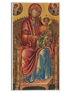 Cuadro decorativo La Virgen Y El Niño En Un Trono Curvo, C. 1260/1280 técnica mixta Cuadros Jr Vírgenes