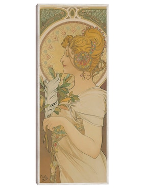 Cuadro decorativo La Pluma (1899) técnica mixta Cuadros Jr Gente