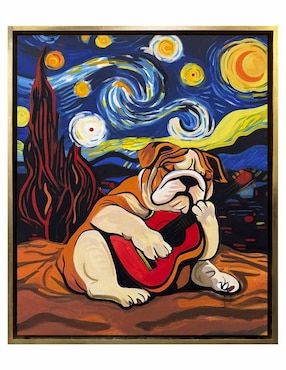 Pintura Vandogh técnica acrílico Lune Art Gallery Animalart